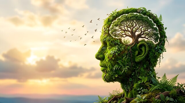 Nurturing mental wellbeing connecting with nature for a healthier mind and a brighter future