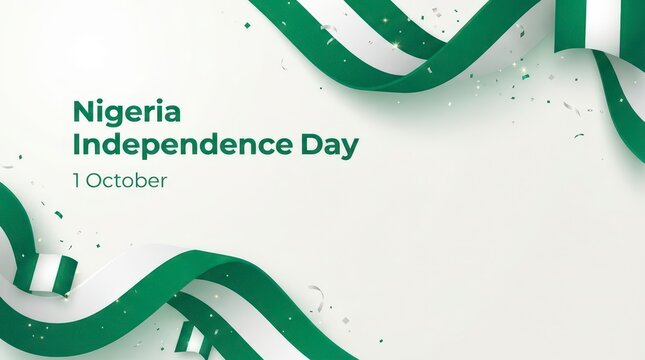 Nigeria independence day celebration design