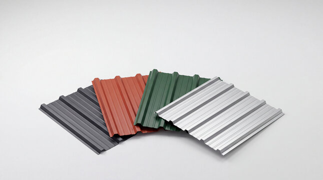 Roofing sheet sample metal tile material color construction home building architecture industry reliable aesthetic professional quality