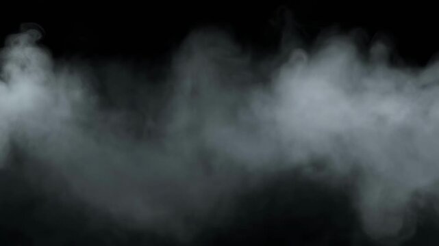 Wispy smoke drifts across a dark background with subtle cinematic motion and light diffusion