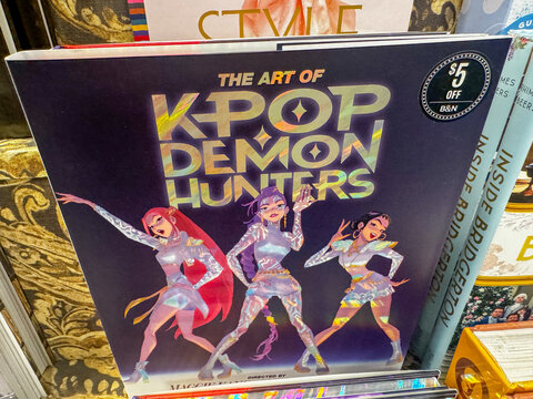 Mesa, Arizona - September 19, 2026: The Art of K-Pop Demon Hunters childrens book