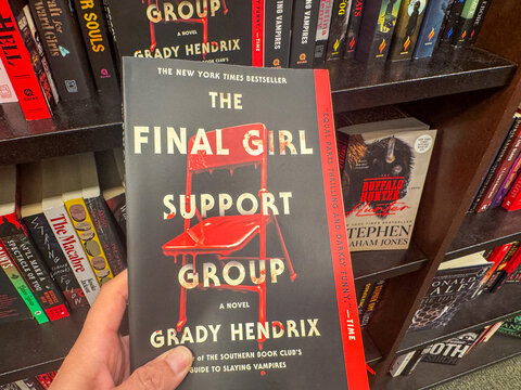 Mesa, Arizona - September 19, 2026: The Final Girl Support Group book by Grady Hendrix, horror novel