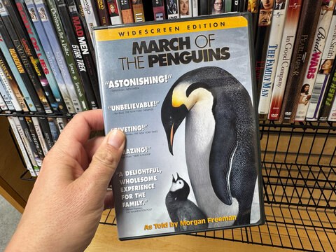 Mesa, Arizona - September 18, 2026: March of the Penguins DVD movie