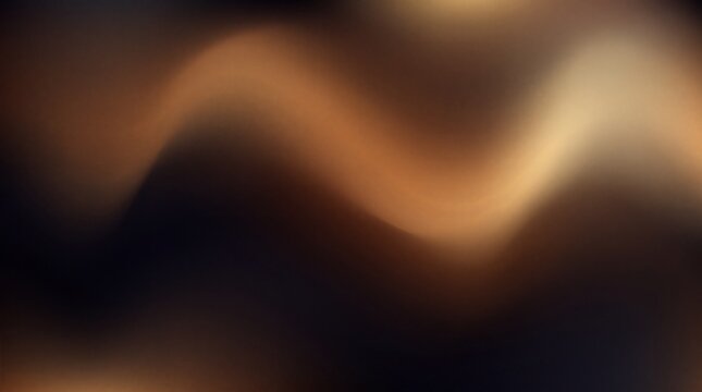 Abstract Golden Wave Fluid Gradient Background