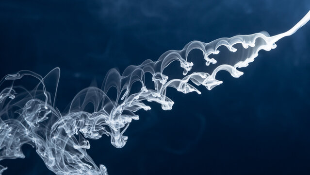 Smoke Art Background Showing Unique Flow
