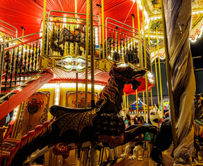 Colorful Carousel at Pier 39, San Francisco, California, USA © Billy McDonald