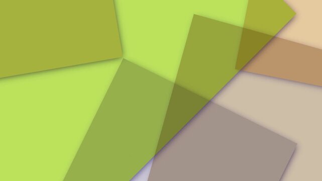 Geometric Layers of Green and Tan 4K