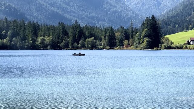 The Hintersee near Ramsau, Berchtesgaden, Bavaria, Germany