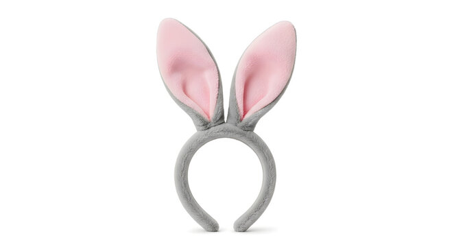 Bunny Ears Headband Graphic Isolated on White