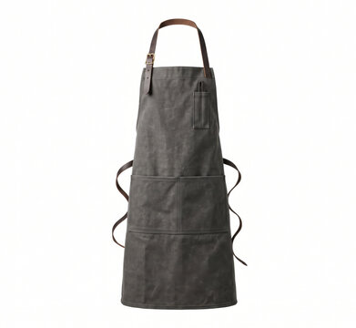 Heat resistant apron isolated on white background