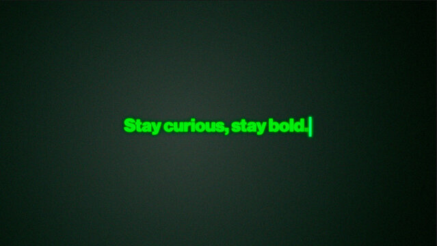 Neon Typewriter Text Reveal