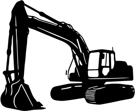 excavator vector 