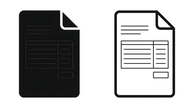 Two document icons with corner fold effect