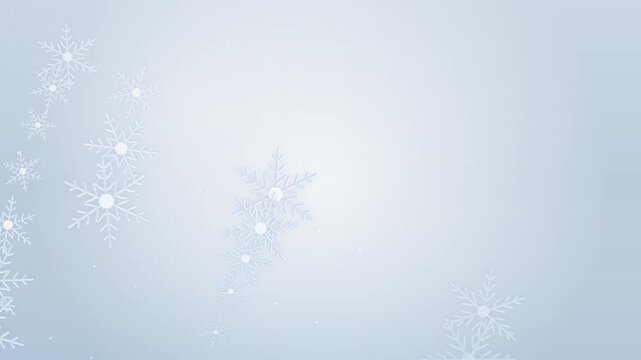 Minimalist blue abstract background with subtle snowflake patterns