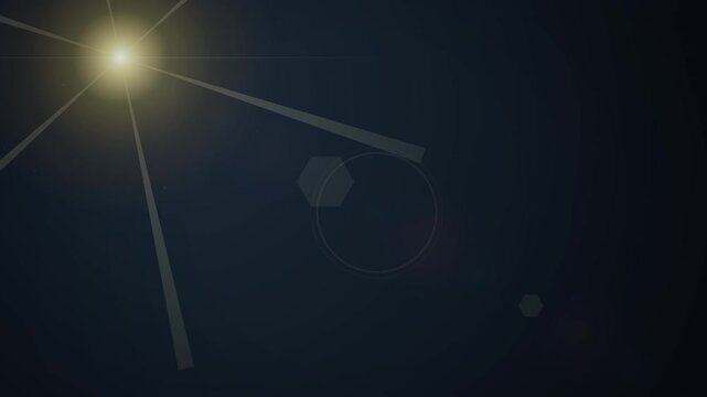Minimalist futuristic data visualization background with glowing hex nodes