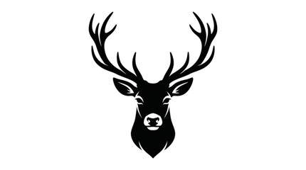 deer head silhouette © Mimo95