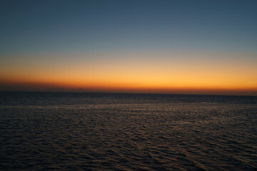 Obraz premium Dusk over the Red Sea, Egypt