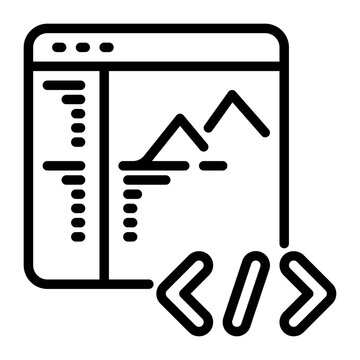 website icon, line icon style