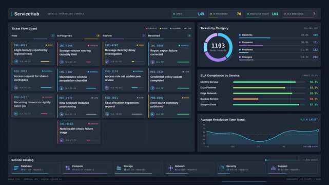 Cloud Infrastructure Health Monitoring Dashboard with Status Radar