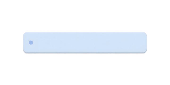 Horizontal rounded banner with dot icon for ui element or menu bar   