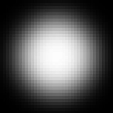 Black and White Pixelated Circular Glow Mosaic Texture Isolated PNG