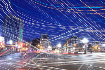 Fototapeta premium Dublin Night Lights