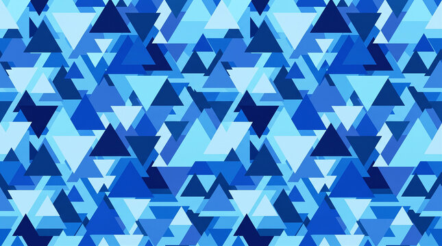 abstract blue background with triangles