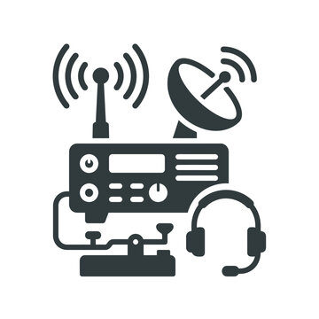 Ham Radio and Telecommunications Equipment Icon
