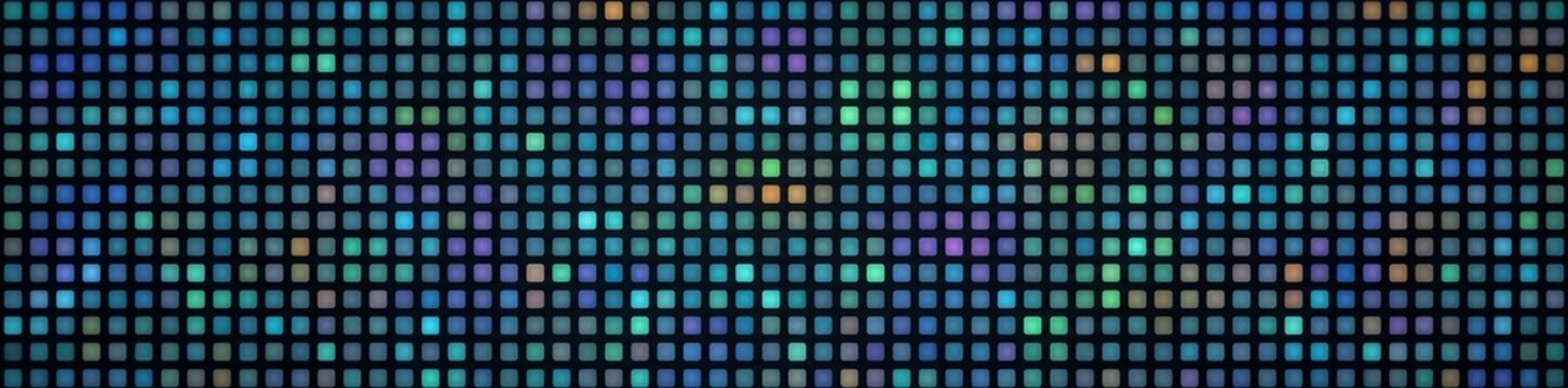 やさしく瞬く8ビット風のドット模様