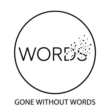 Minimalist Typography with Abstract Word Concept.