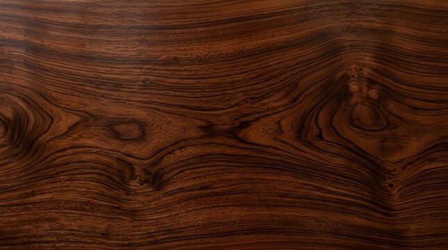 Natural dark rosewood timber texture background with distinct grain patterns.