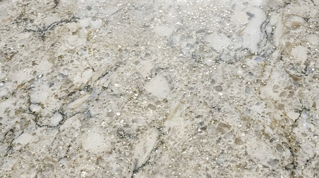 Natural Granite Stone Texture with Earthy Speckled Pattern.