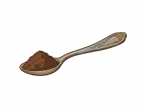 spoon full of chocolate