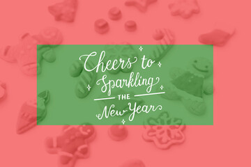 Cheers to sparkling new years word © Rawpixel.com
