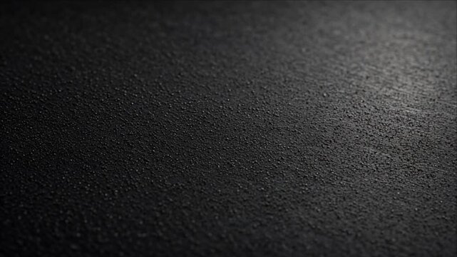 Minimal black texture background top view of dark surface with soft light, subtle depth, fine grain, and abstract backdrop creating clean modern minimal surface for design projects, overlays