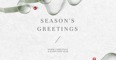 Christmas season's greetings social media banner background © Rawpixel.com