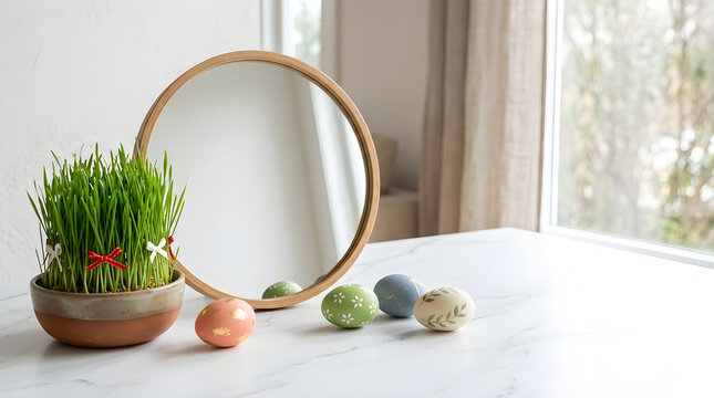 Minimalist Nowruz Arrangement Setting View