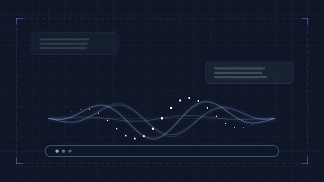 Future Chatbot Interaction Animation with AI Conversation and Intelligent Digital Assistant
