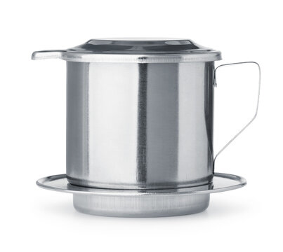 Traditional Vietnamese stainless steel coffee filter phin