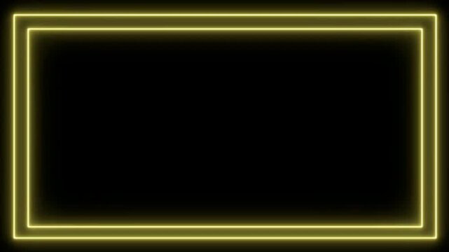 gold frame on black