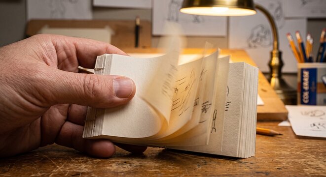 Flipbook, Glowing Motion Trail