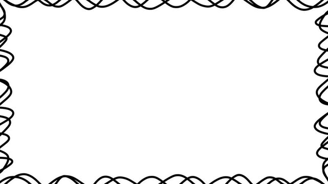 black and white frame