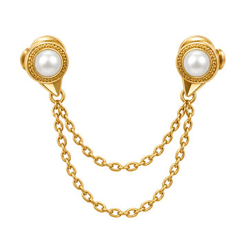gold chain with a pendant