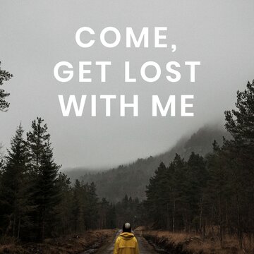 Travel quote Instagram post template