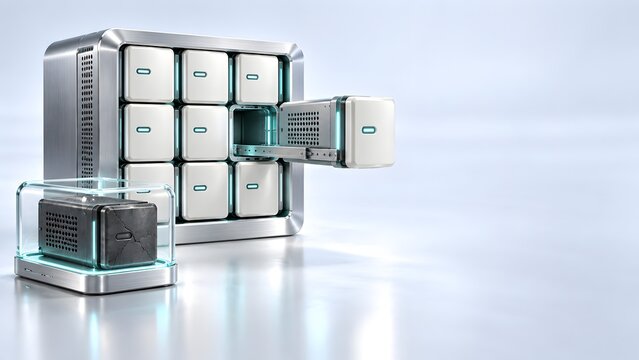 Modular storage system replacing damaged hardware unit