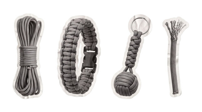 paracord , newspaper collage cutout set PNG
