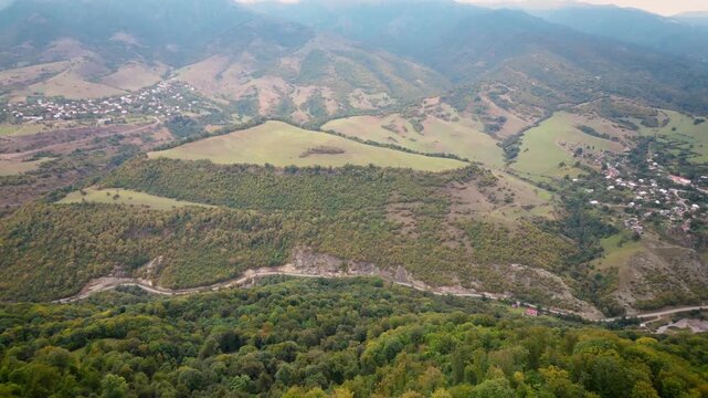 view from the top of the mountain