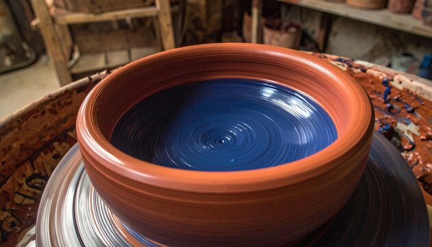 clay pots in the market