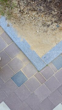 Ground, stone, soil, plants, road, walkway