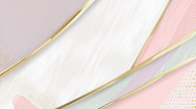 Premium background design with white line pattern (texture) in luxury pastel colour. Abstract horizontal vector template for business banner, formal backdrop, prestigious voucher, luxe invite